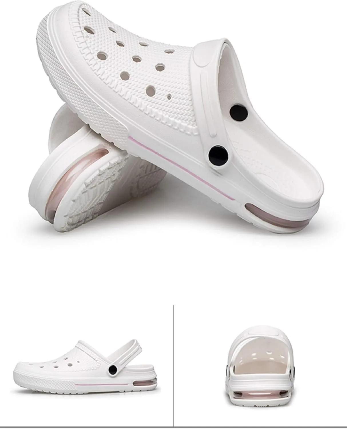 SILLENORTH Unisex Garden Clogs Water Shoes Beach Shoes Slippers Sandals Air Cushion Lightweight Comfortable
