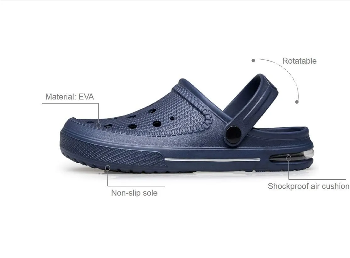 SILLENORTH Unisex Garden Clogs Water Shoes Beach Shoes Slippers Sandals Air Cushion Lightweight Comfortable