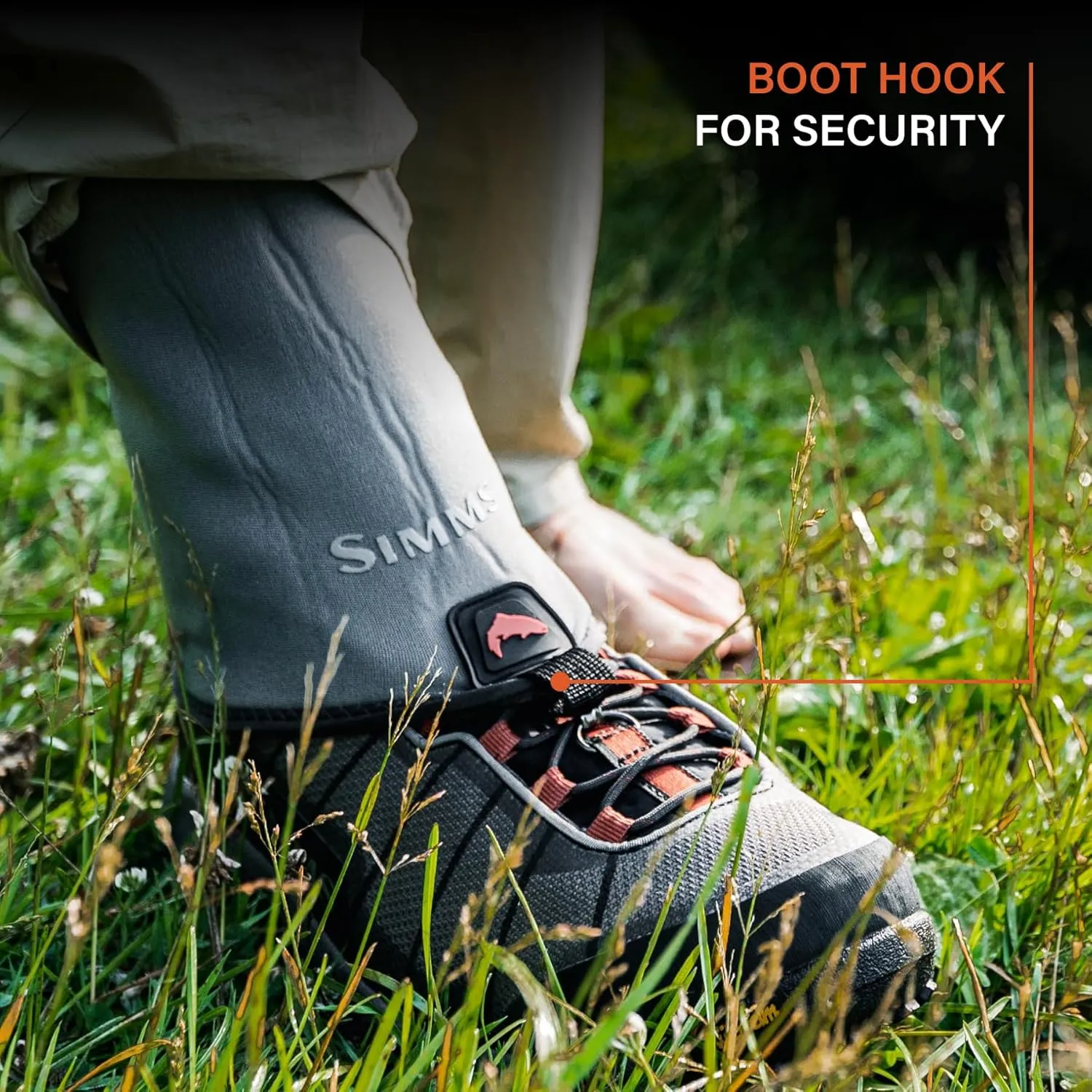 Simms Guide Guard Neoprene Wading Socks for Fly Fishing - Unisex, Abrasion-Resistant, 3.5mm Neoprene, Sizes XS-XL