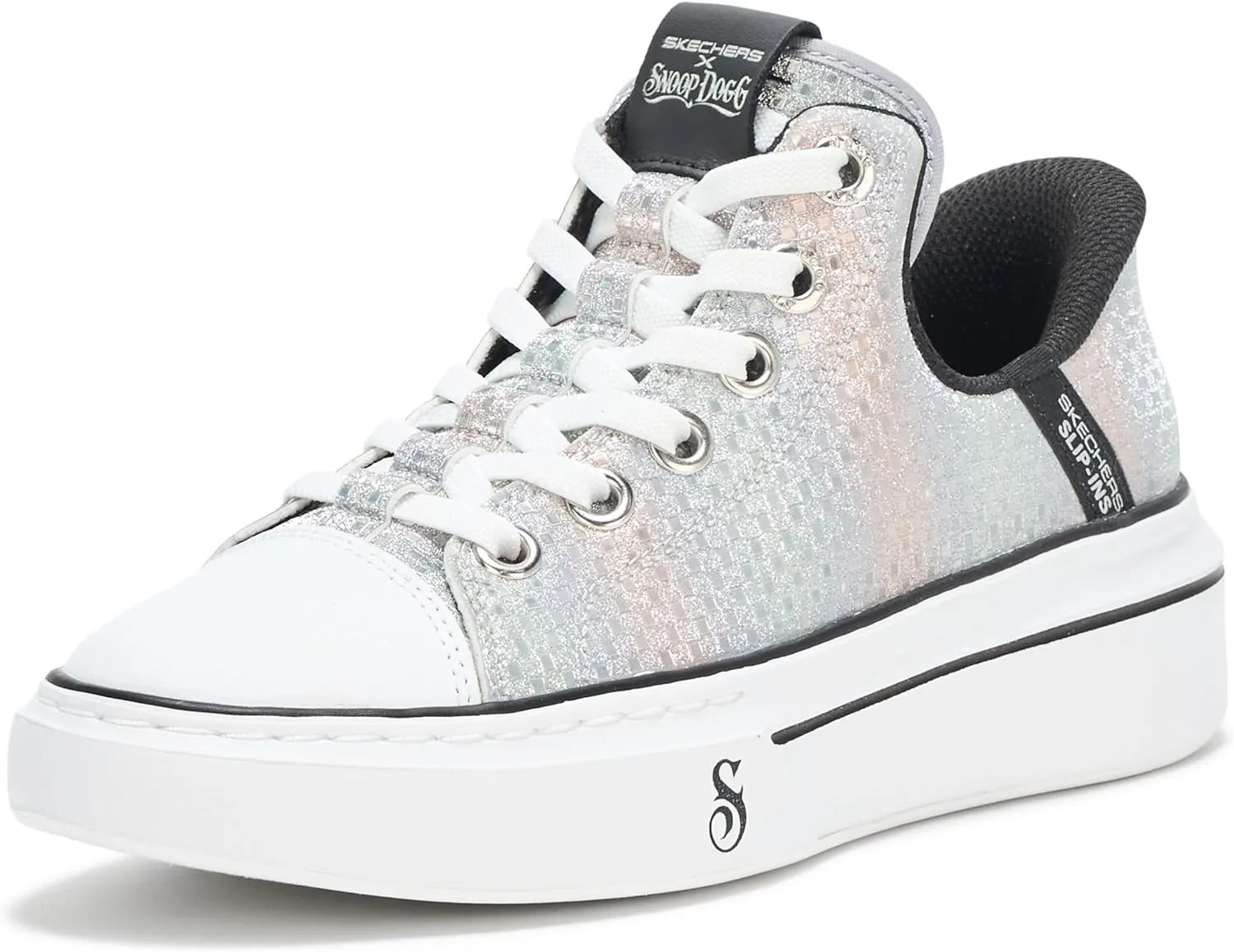 Skechers Women's Dogg One-Disco Snoop Hands Free Slip-ins Sneaker