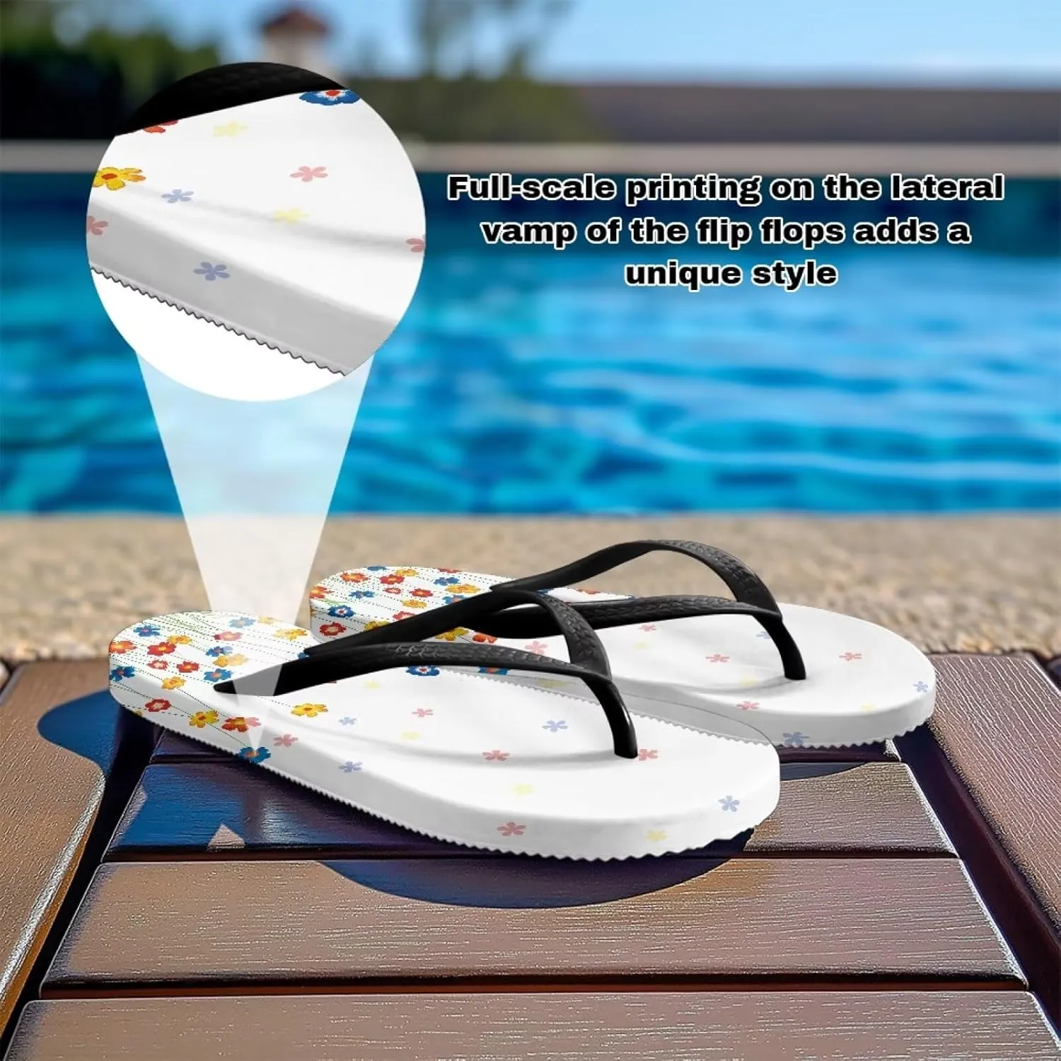 Slide Sandals for Women Ultra Comfort Slippers Slip On Soft Fashion Comfort Shower Summer Beach Shoes with Anti-skid Size US 5.5-9.5
