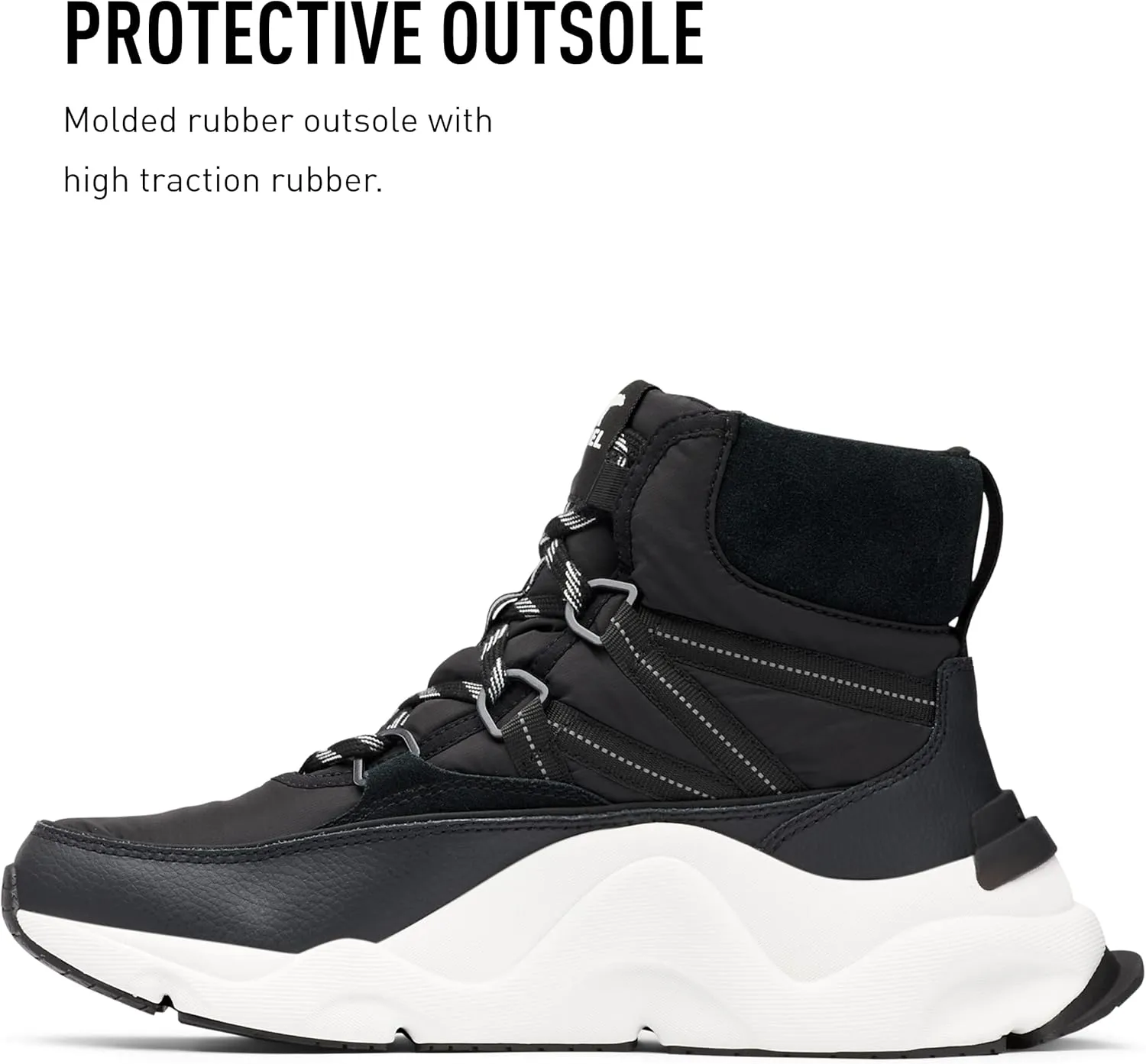 Sorel Women's Kinetic RNEGD Storm Boot — Waterproof Textile & PU Leather Winter Boots