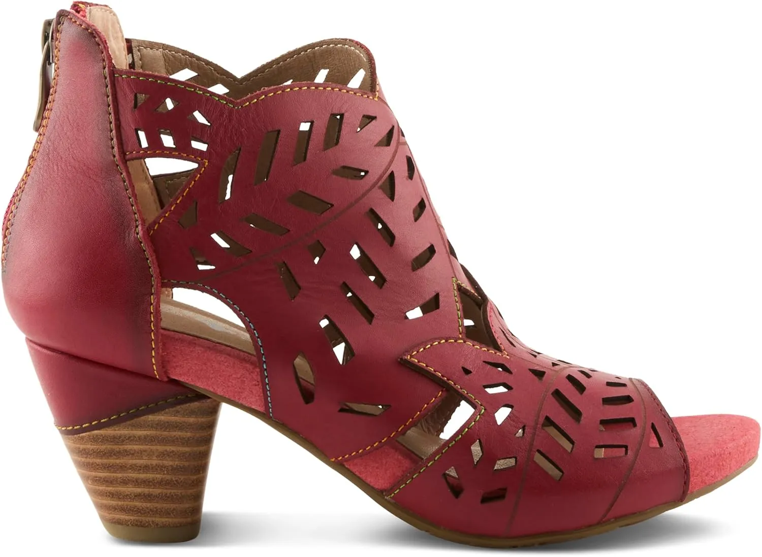 Spring Step L'Artiste Icon Sandals for Women - Ladies Casual Flats Platform Sandal - Hand Painting Summer Shoes for Womens