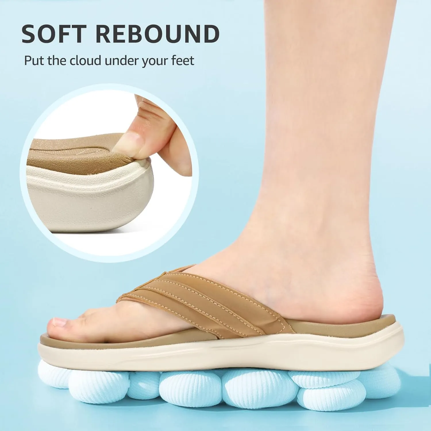 STQ Orthopedic Flip Flops for Women丨Adjustable Beach Sandals