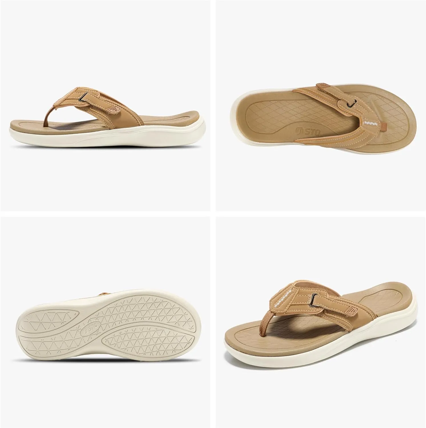 STQ Orthopedic Flip Flops for Women丨Adjustable Beach Sandals