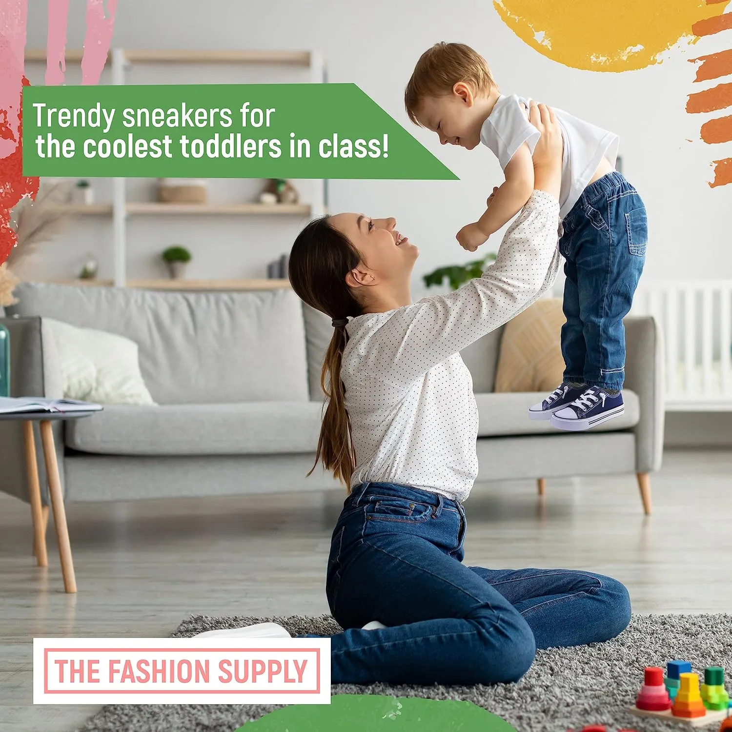 The Fashion Supply Kids Canvas Shoes for Girls & Boys - Breathable & Comfortable Boys & Girls Canvas Shoes