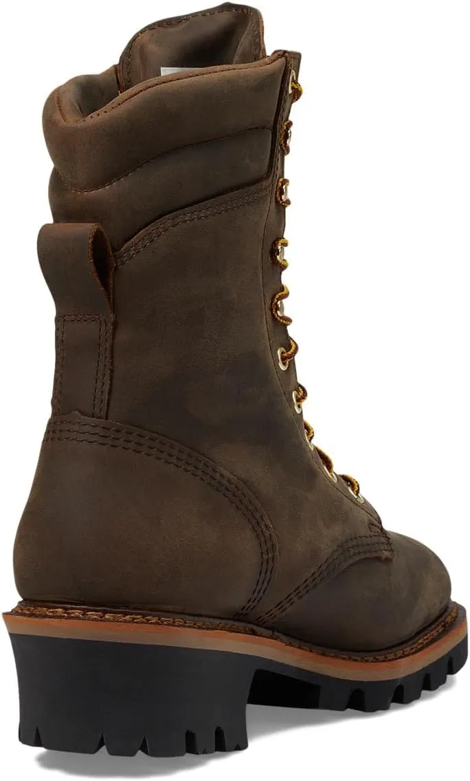Thorogood 9" Round Toe Waterproof Work Boots for Men with a Non-Safety Toe