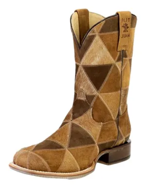 Tin Haul Western Boots Mens Wildhide Rider Brown 14-020-0077-0553 BR