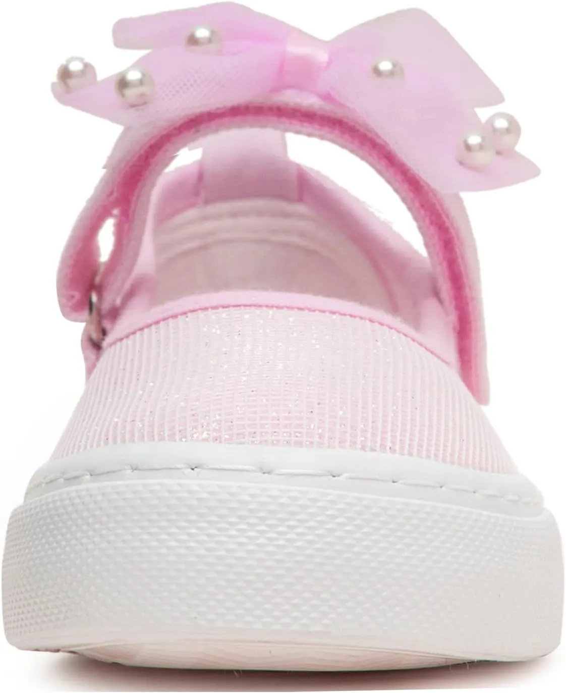 Toandon Toddler Girls Sparkle Glitter Flats Sneakers Age 3-10