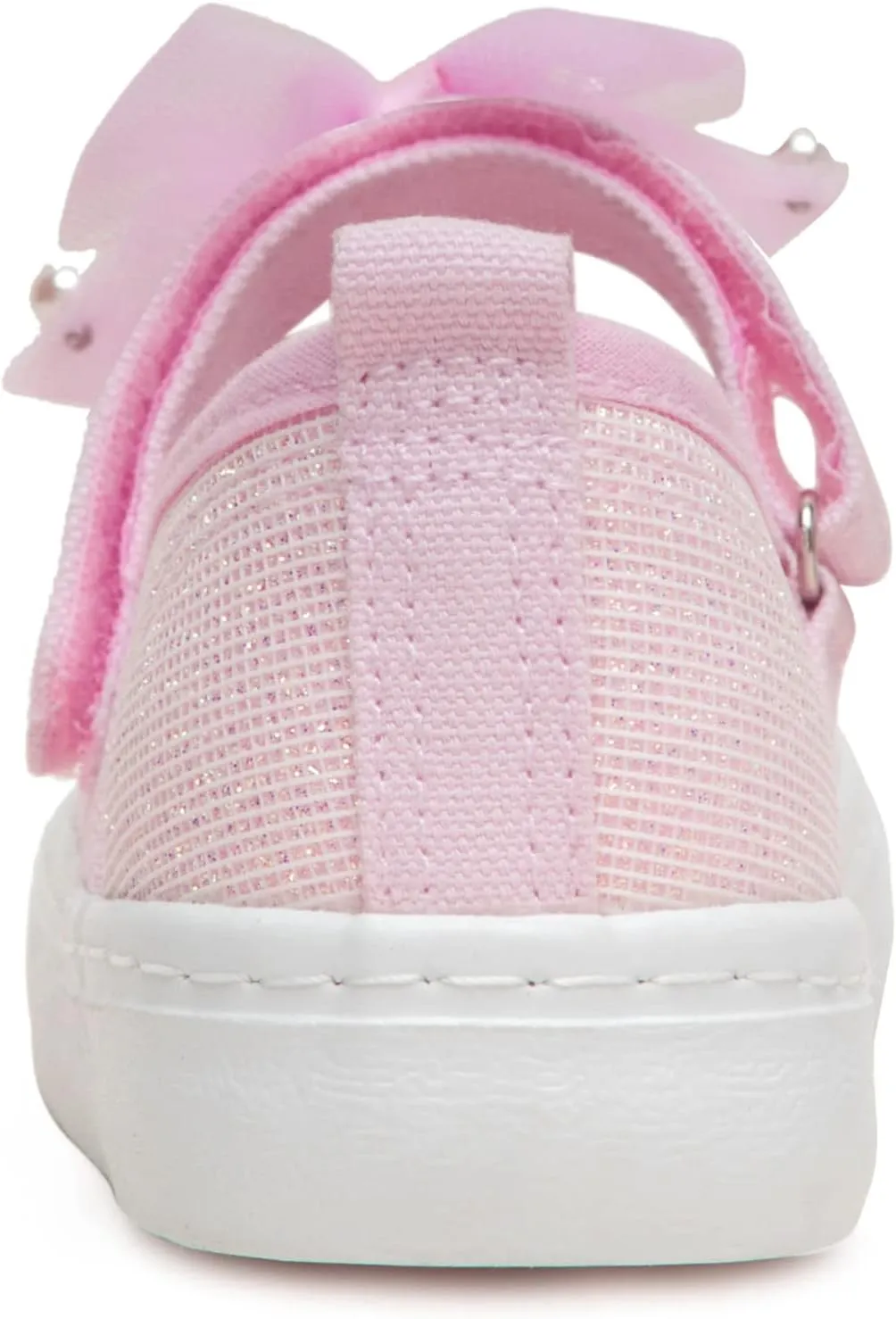 Toandon Toddler Girls Sparkle Glitter Flats Sneakers Age 3-10