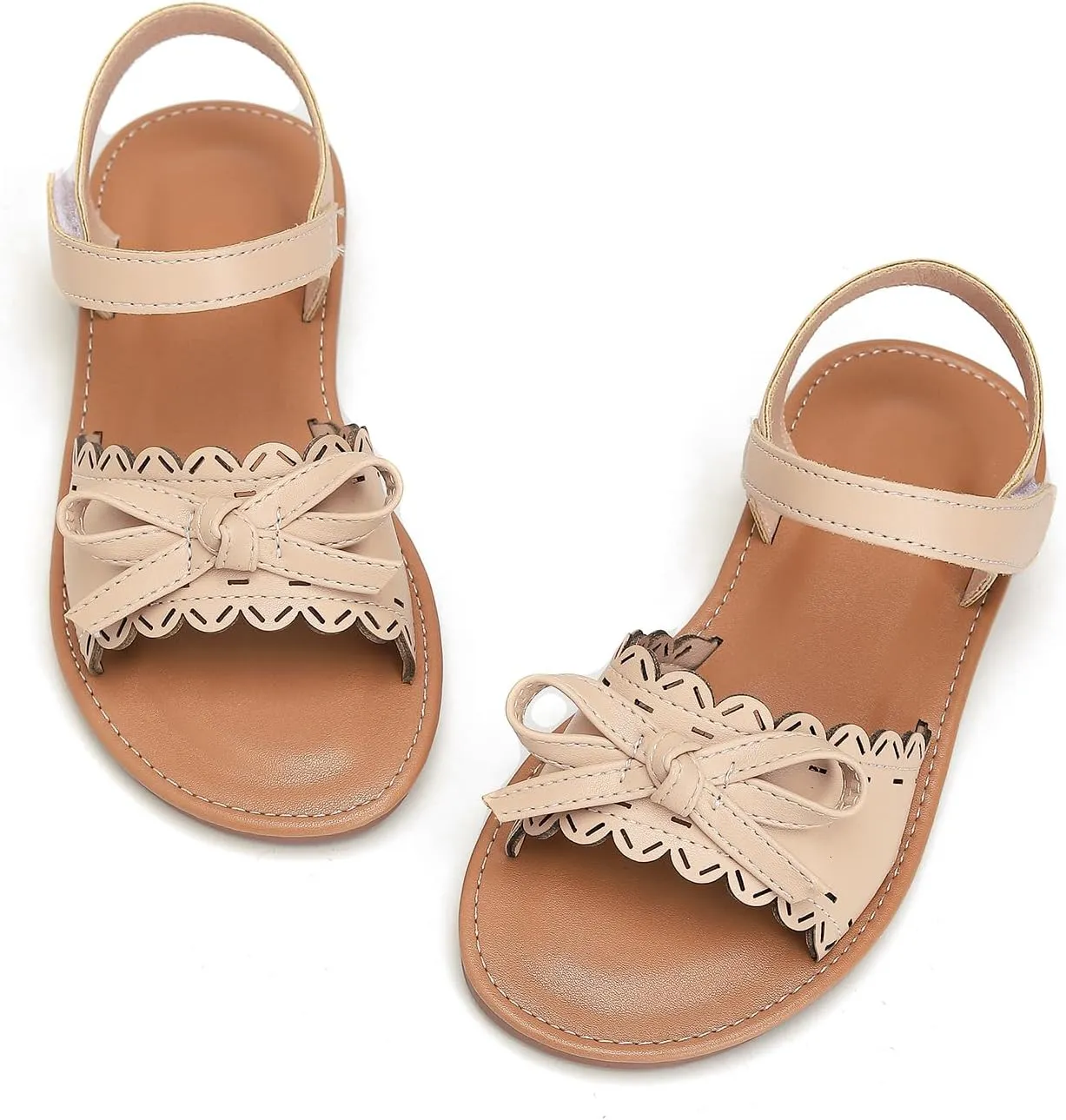 Toddler Girls Sandals Summer Flats Dress Shoes for Baby Little Kids Girl