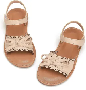 Toddler Girls Sandals Summer Flats Dress Shoes for Baby Little Kids Girl