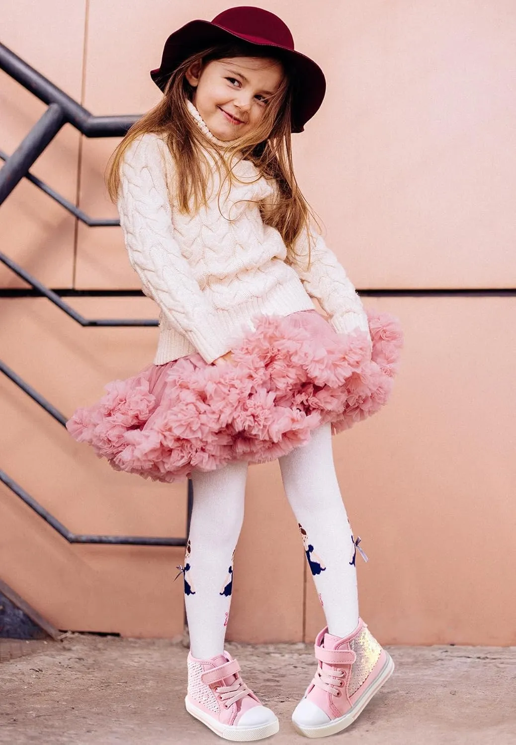 Toddler Girls Sequin Sneakers High Top Canvas Sneaker Fashion Sparkle Shoes for Girls Dressy