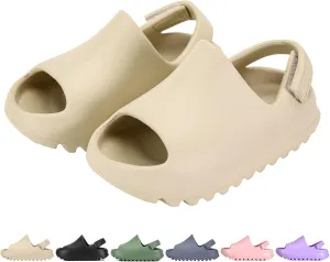 Toddler Little Kids Slides Sandals for Boys Girls Summer Slip-On Slide Slippers Sandals for Baby Kid Anti-slip Water Shoes