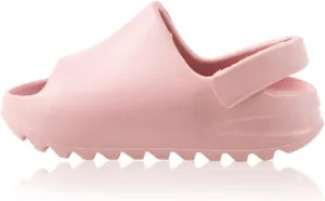 Toddler Little Kids Slides Sandals, Kid Summer Slip On Slides Sandals,Slippers with Strap Anti-slip Water Shoes，Indoor Outdoor Lightweight Slippers Sandals for Boys and Girls