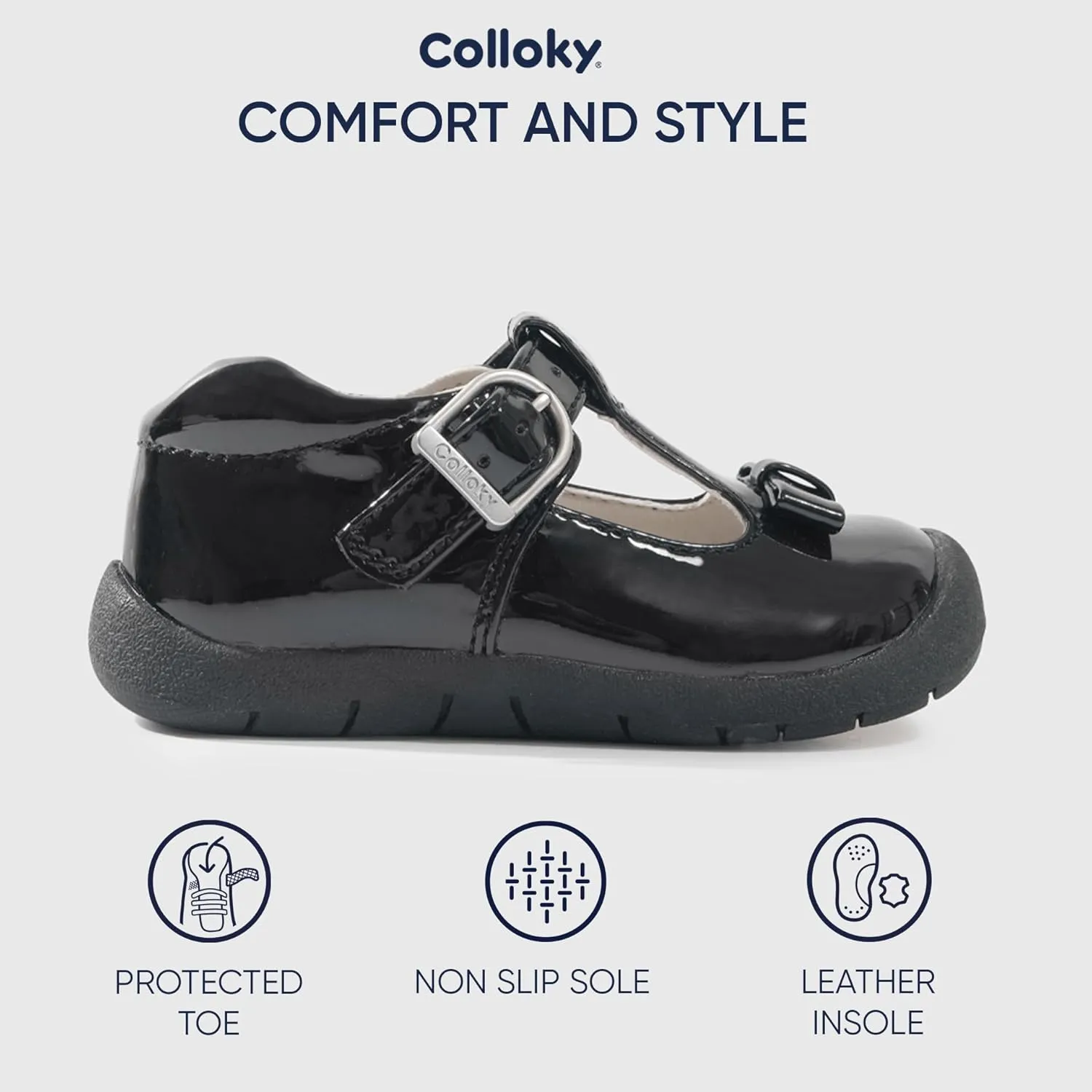 Toddler Mary Jane Shoes - Elegant Ballet Flats for Little Girls with Comfortable Support & Perfect for First Steps