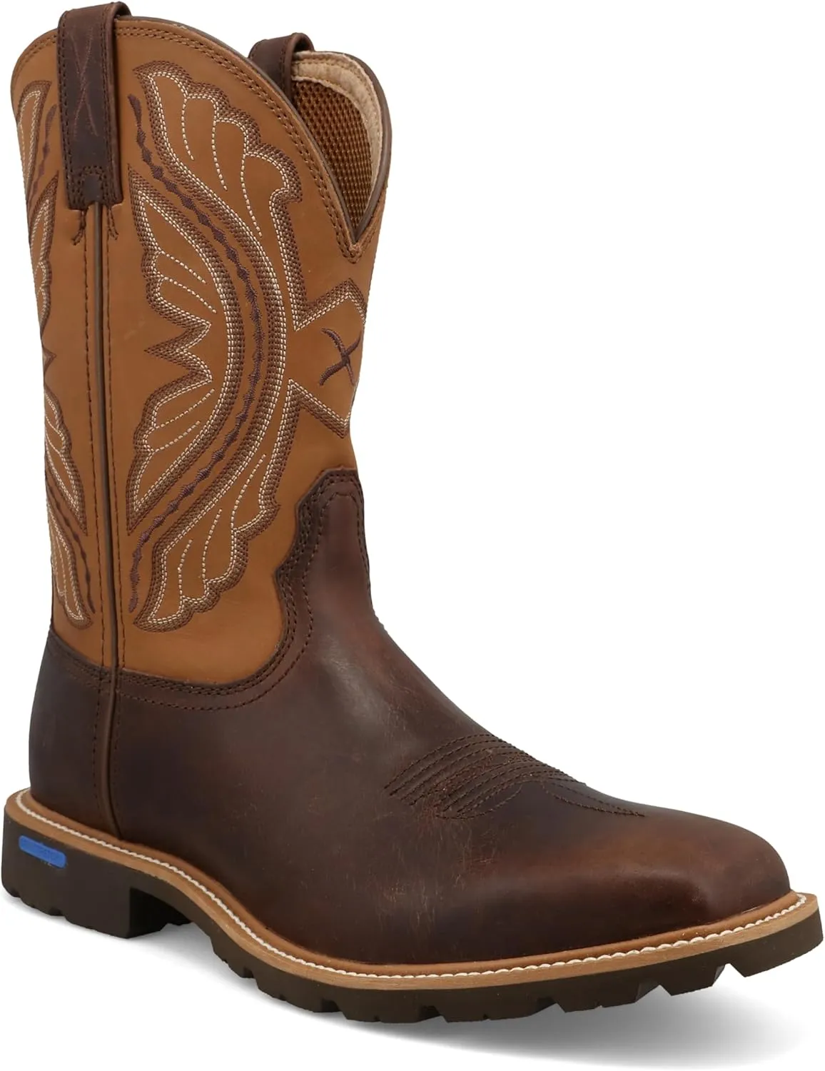 Twisted X Men's 11" Tech X Boot, Wide Square Toe with CellStretch and Tech X