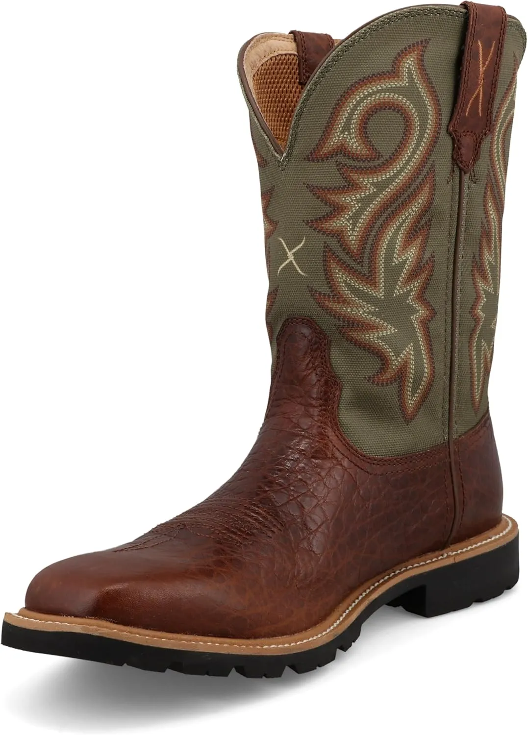 Twisted X Men's 11" Tech X Boot, Wide Square Toe with CellStretch and Tech X