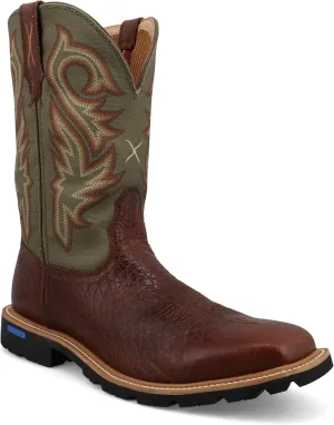 Twisted X Men's 11" Tech X Boot, Wide Square Toe with CellStretch and Tech X