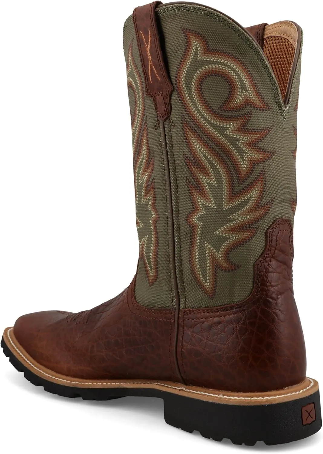 Twisted X Men's 11" Tech X Boot, Wide Square Toe with CellStretch and Tech X