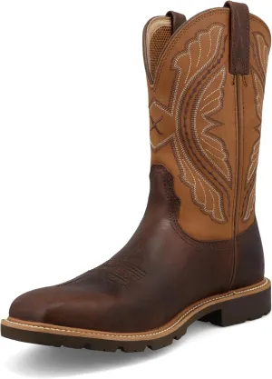 Twisted X Men's 11" Tech X Boot, Wide Square Toe with CellStretch and Tech X