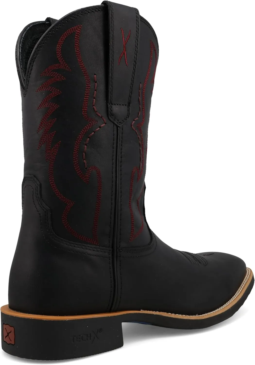 Twisted X Men's 11" Tech X Boot, Wide Square Toe with CellStretch and Tech X