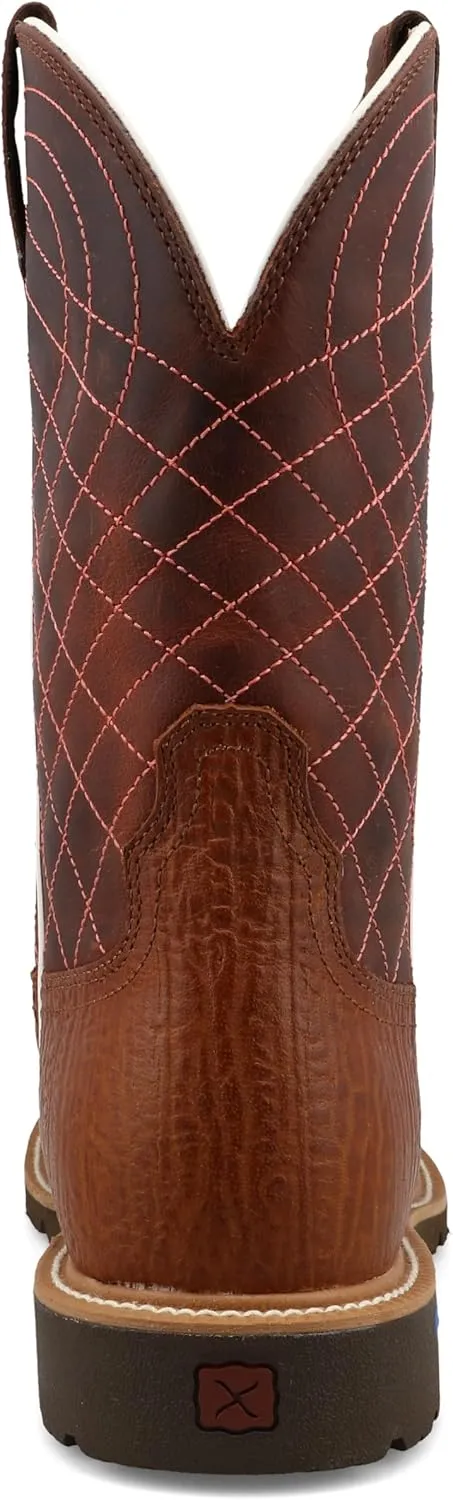 Twisted X Men's 11" Tech X Boot, Wide Square Toe with CellStretch and Tech X