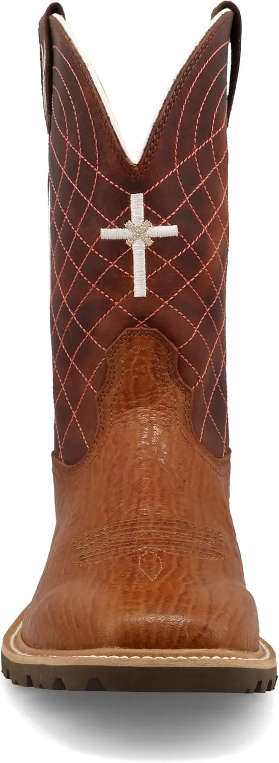Twisted X Men's 11" Tech X Boot, Wide Square Toe with CellStretch and Tech X
