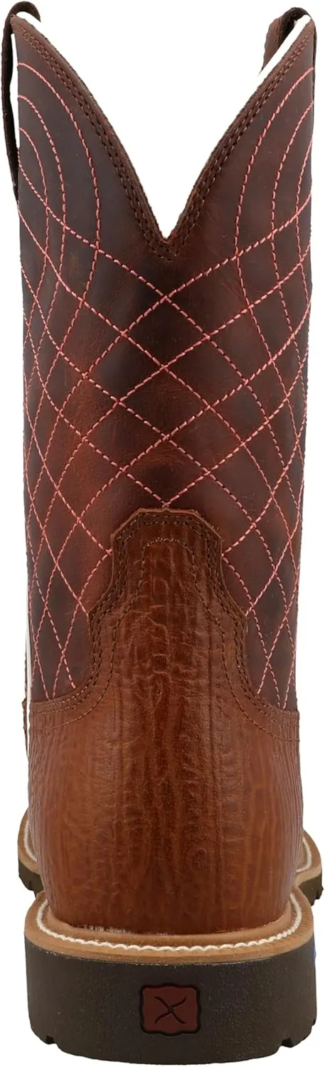 Twisted X Men's 11" Tech X Boot, Wide Square Toe with CellStretch and Tech X