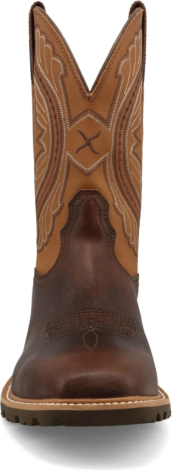 Twisted X Men's 11" Tech X Boot, Wide Square Toe with CellStretch and Tech X