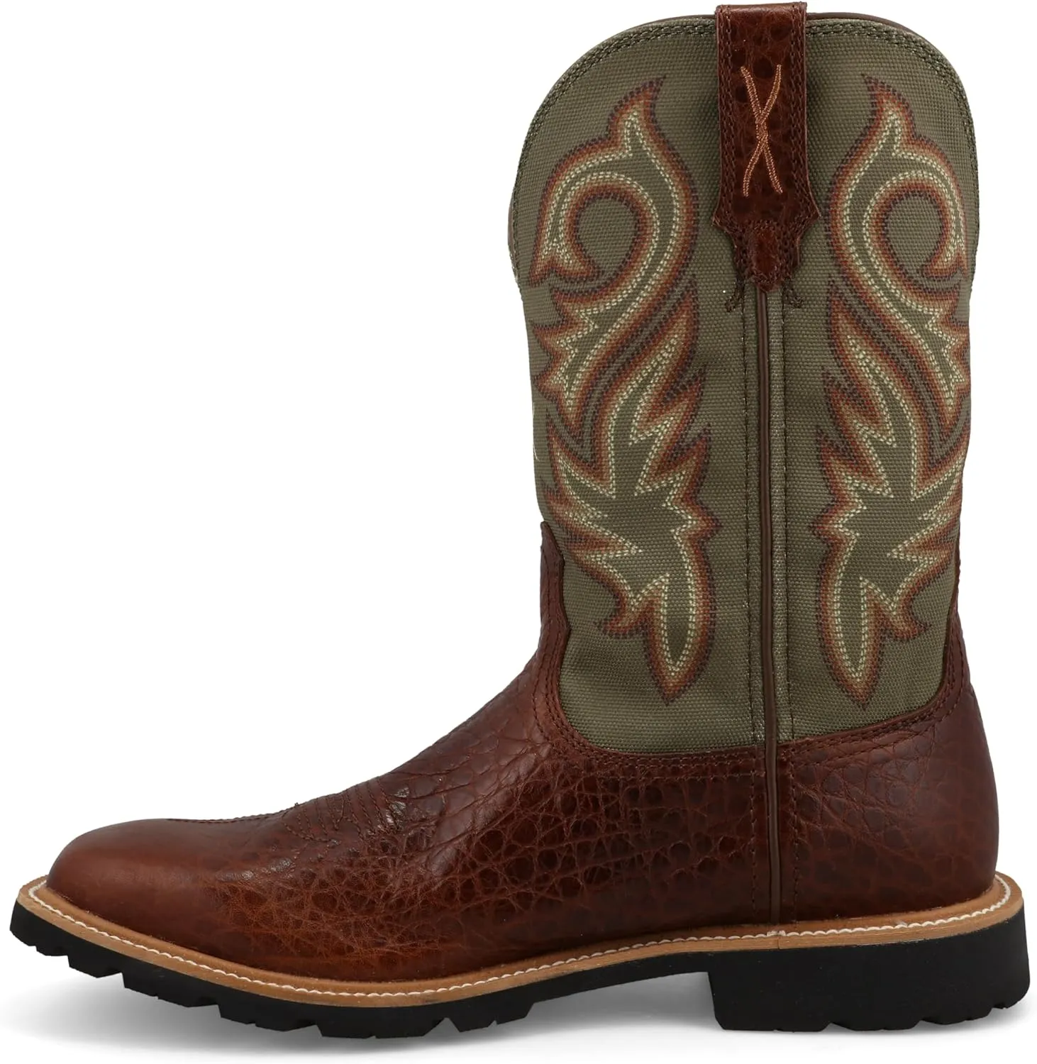Twisted X Men's 11" Tech X Boot, Wide Square Toe with CellStretch and Tech X