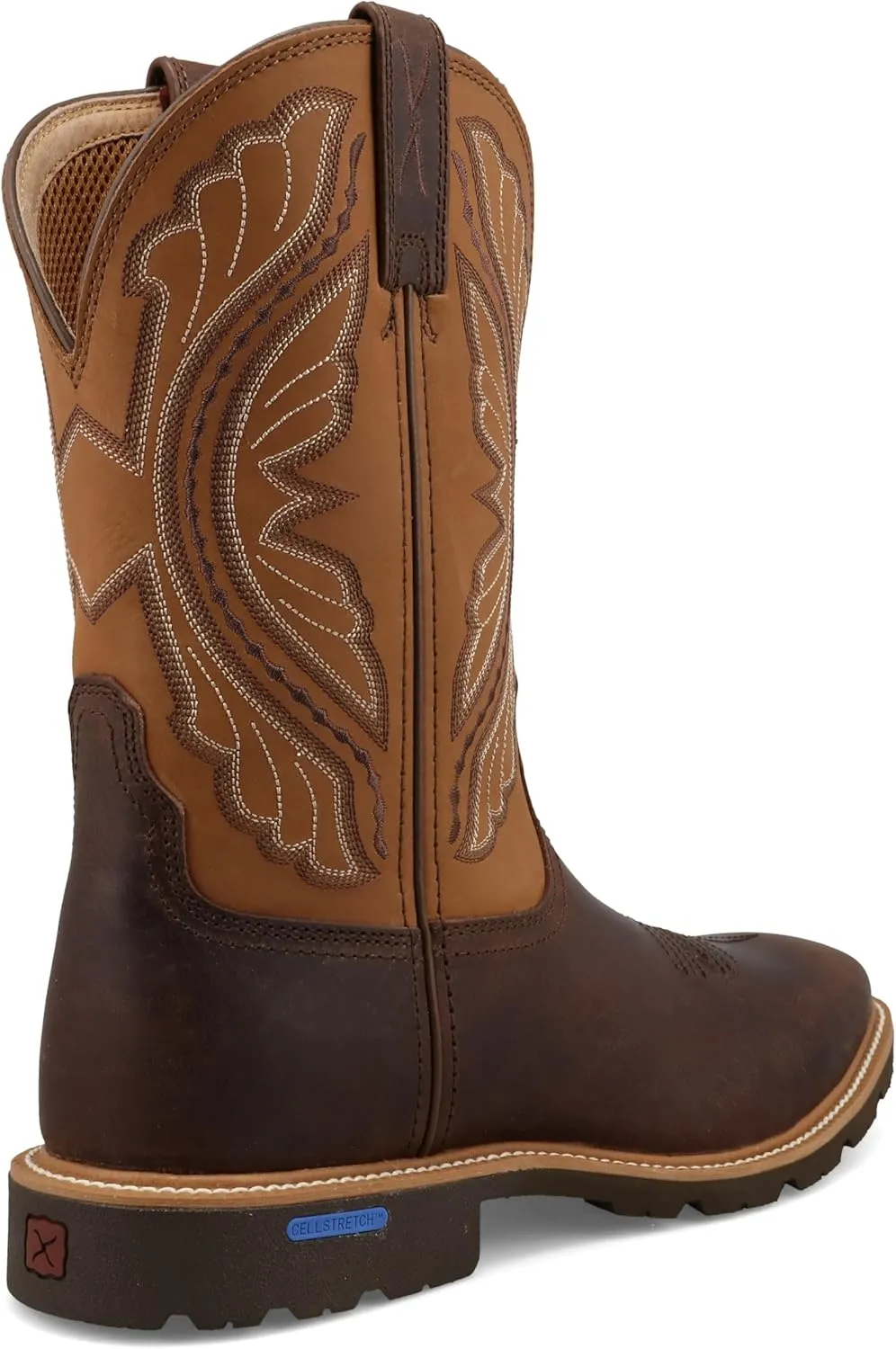 Twisted X Men's 11" Tech X Boot, Wide Square Toe with CellStretch and Tech X