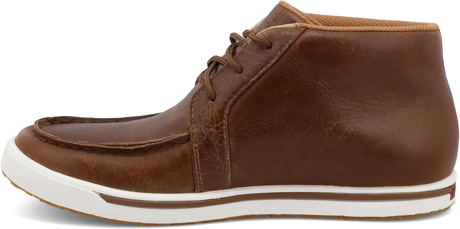 Twisted X Men's 4" Chelsea Wedge Sole Boot, Moc Toe