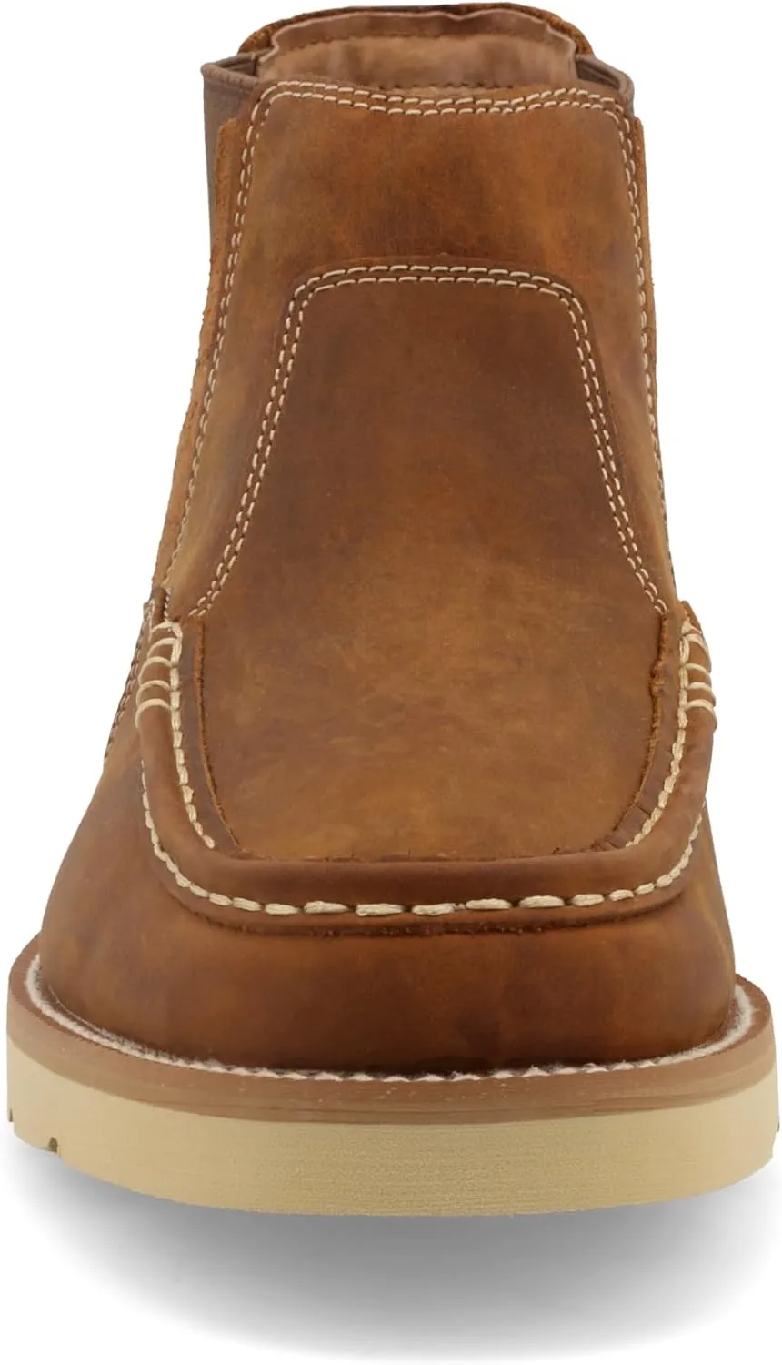 Twisted X Men's 4" Chelsea Wedge Sole Boot, Moc Toe