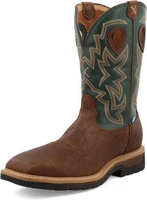 Twisted X Men's 4" Chelsea Wedge Sole Boot, Moc Toe