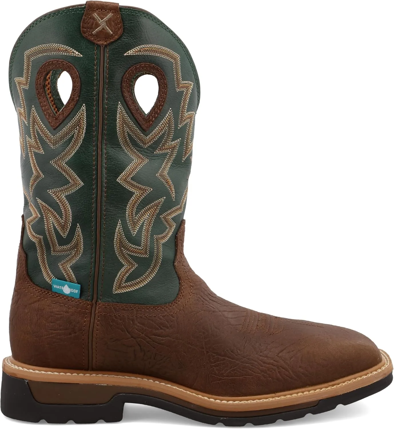 Twisted X Men's 4" Chelsea Wedge Sole Boot, Moc Toe