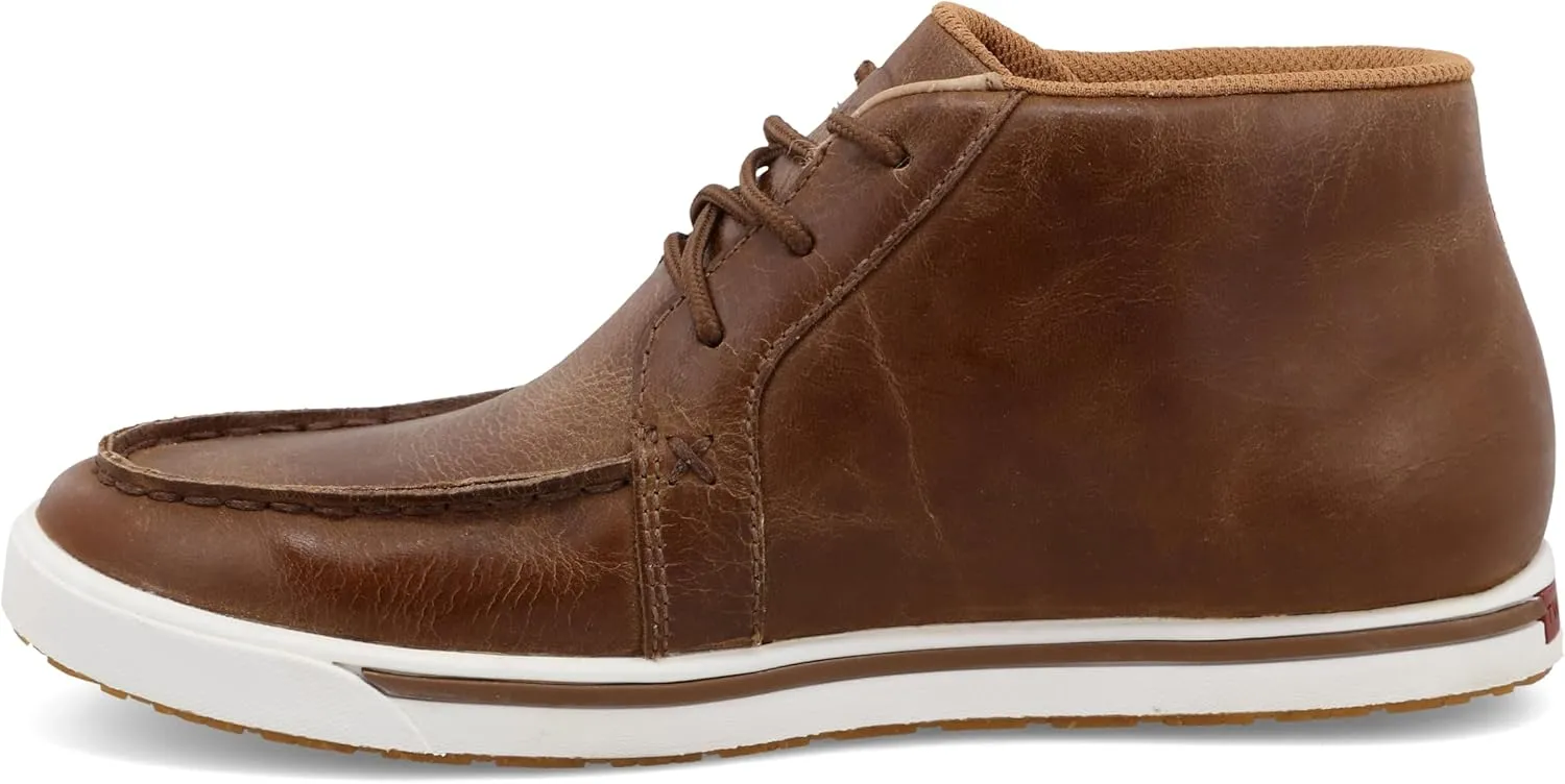 Twisted X Men's 4" Chelsea Wedge Sole Boot, Moc Toe