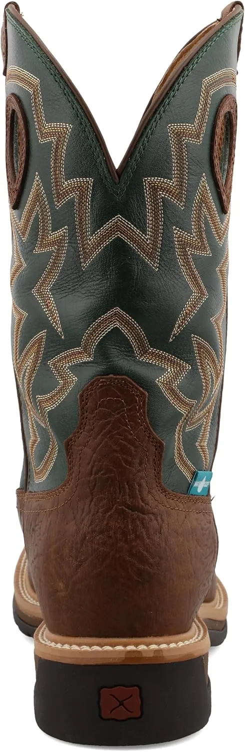 Twisted X Men's 4" Chelsea Wedge Sole Boot, Moc Toe