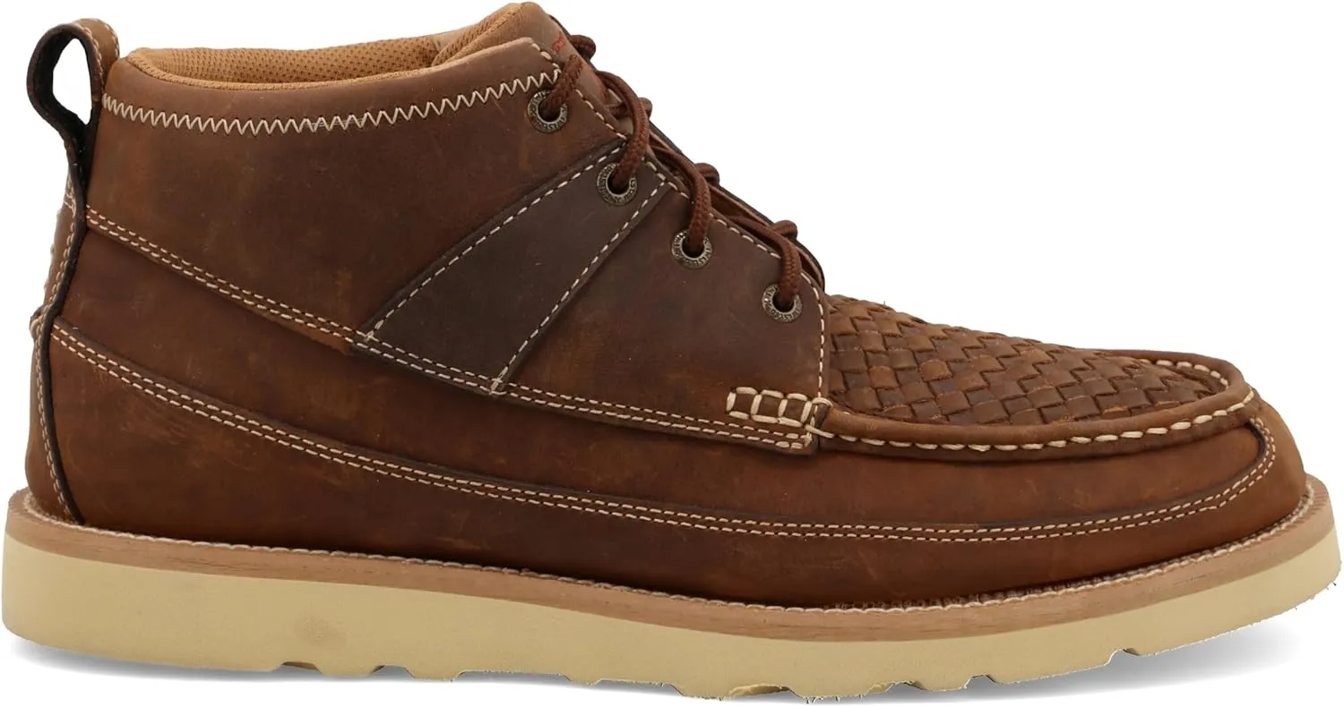 Twisted X Men's 4" Chelsea Wedge Sole Boot, Moc Toe