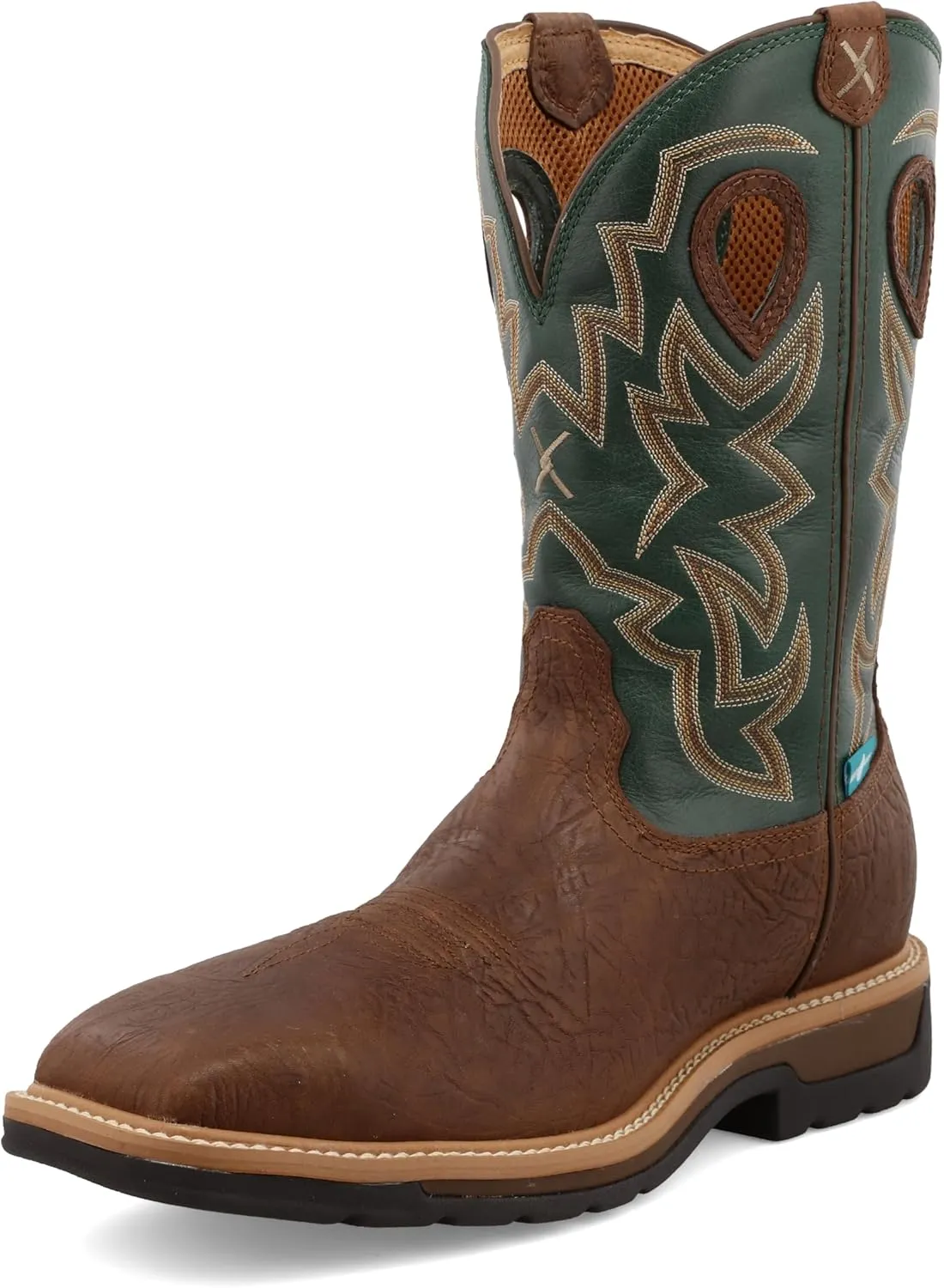 Twisted X Men's 4" Chelsea Wedge Sole Boot, Moc Toe