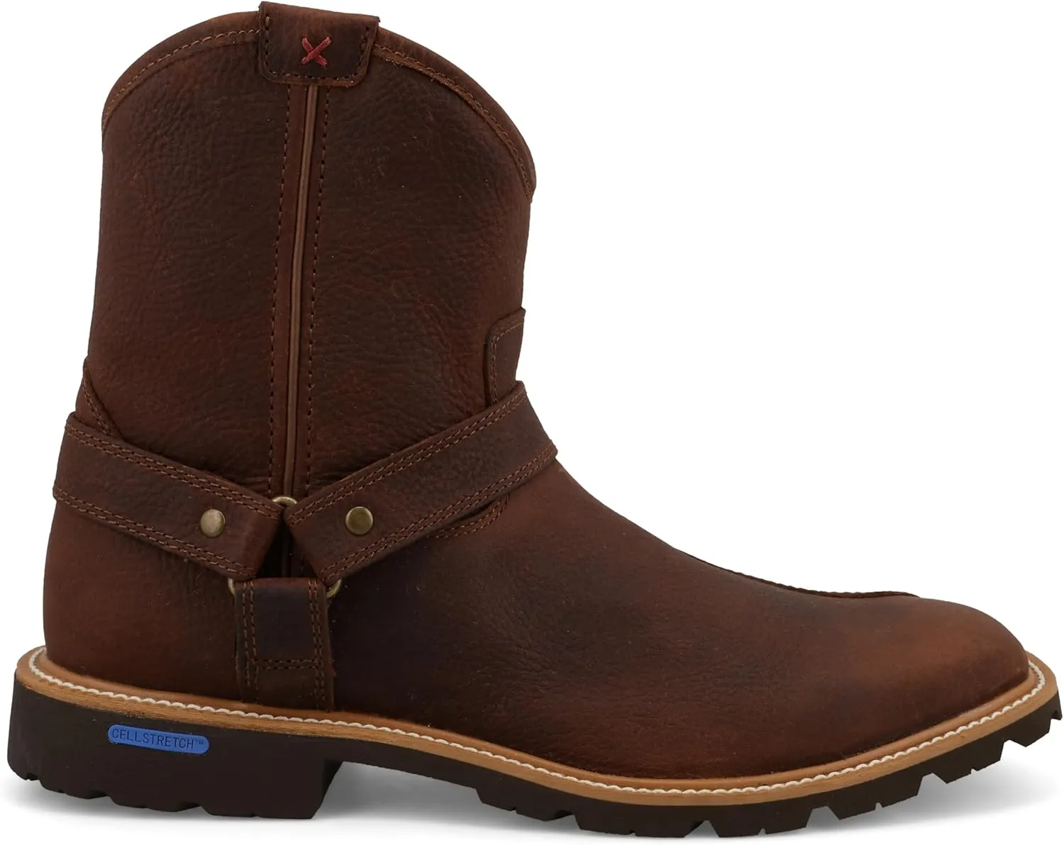 Twisted X Men's 8" Tech X Boot, Wide Square Toe with CellStretch and Tech X
