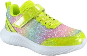 TZ Youth Kid's Girl's Glitter Fashion Sneakers Sparking Shiny Casual Athletic Walking Shoes