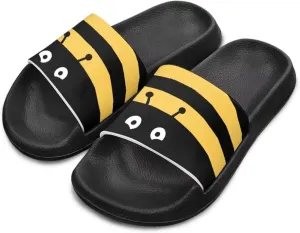 Unisex Kids Soft EVA Slides Print Non-Slip Waterproof Sandals for Shower Bathroom Pool for Little/Big Kids Size 11-3