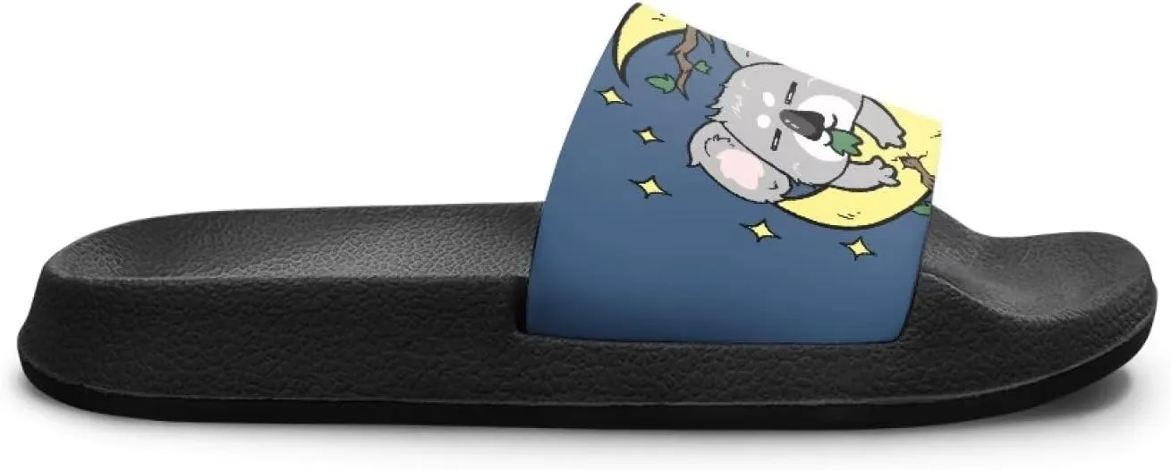 Unisex Kids Soft EVA Slides Print Non-Slip Waterproof Sandals for Shower Bathroom Pool for Little/Big Kids Size 11-3