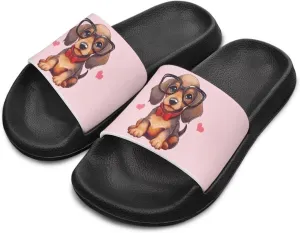 Unisex Kids Soft EVA Slides Print Non-Slip Waterproof Sandals for Shower Bathroom Pool for Little/Big Kids Size 11-3