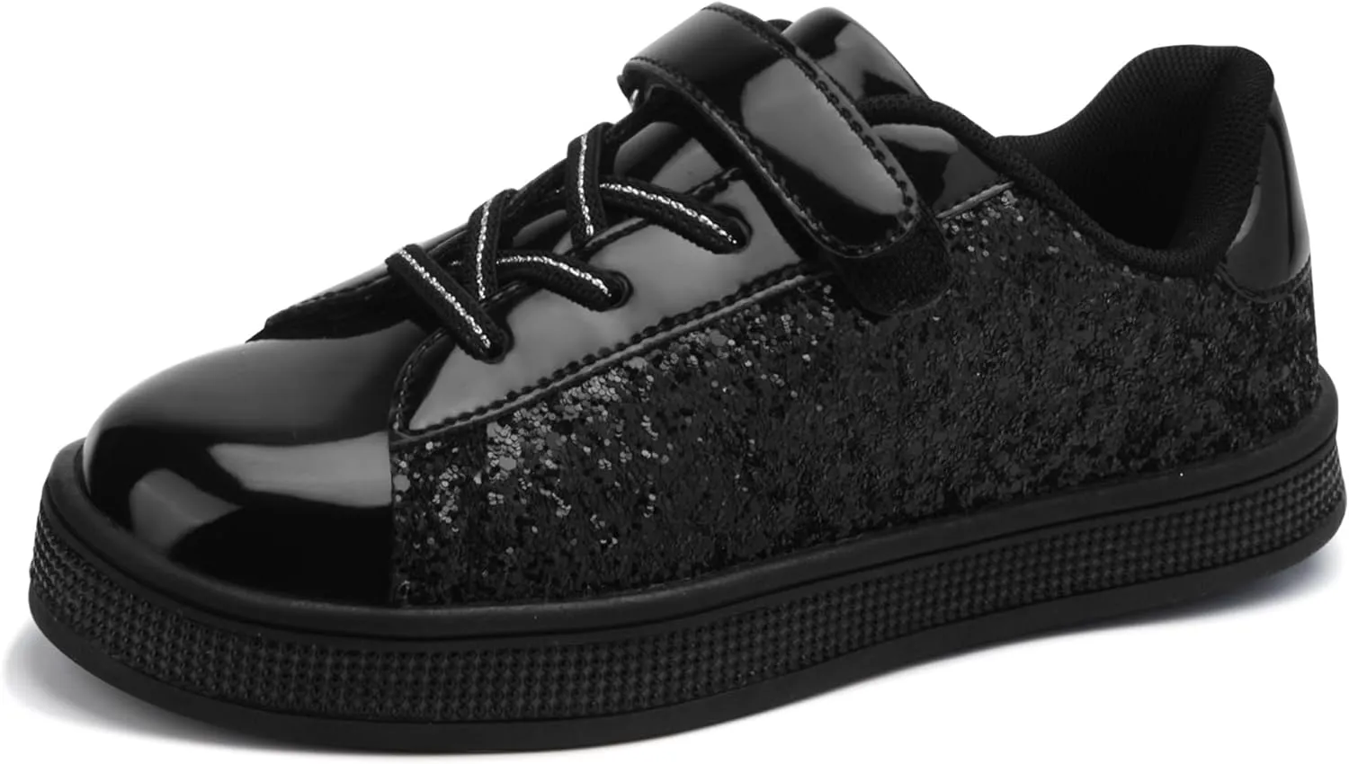 UUBARIS Girl's Glitter Tennis Sneakers - Fashion Sparkly Princess Shoes with Bling Walking Sneakers Sequin Design