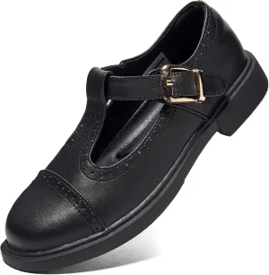 UZB Mary Jane Shoes Womens Flat Shoes Round Toe Memory Foam Casual Dress Shoes