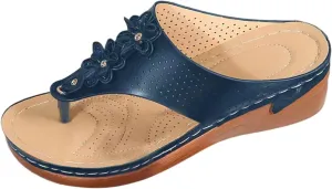 Walking Sandals for Women Platform Wedge Thong Flip Flops Comfortable Summer Walking Sandal Dressy Casual Slides Shoes