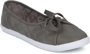 WestCoast Malibu Women's Quilted Lace-up Flat Fashion Sneaker Tennis Shoes