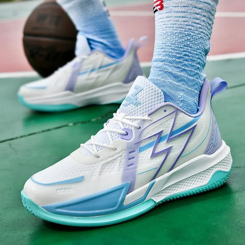 Women Basketball Shoes Fashion Sneakers Comfortable Unisex Athletic Lightweight Non Slip Outdoor Sport Volleyball Shoes
